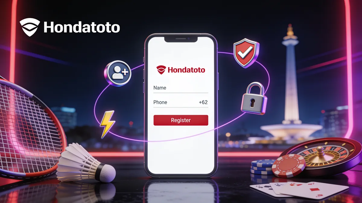 Cara Daftar Akun Hondatoto untuk Pemain Baru: panduan hondatoto untuk pemain di Indonesia